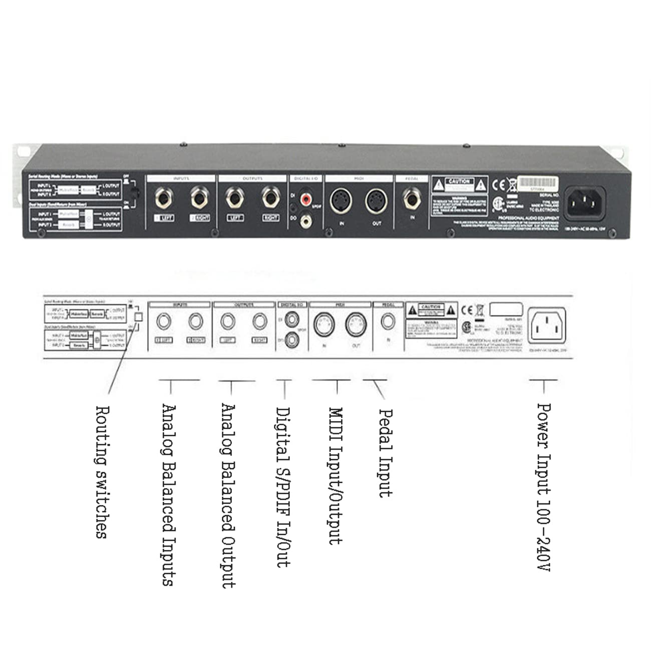 Amazon.co.jp: M350 プロフェッショナルデジタルリバーブ